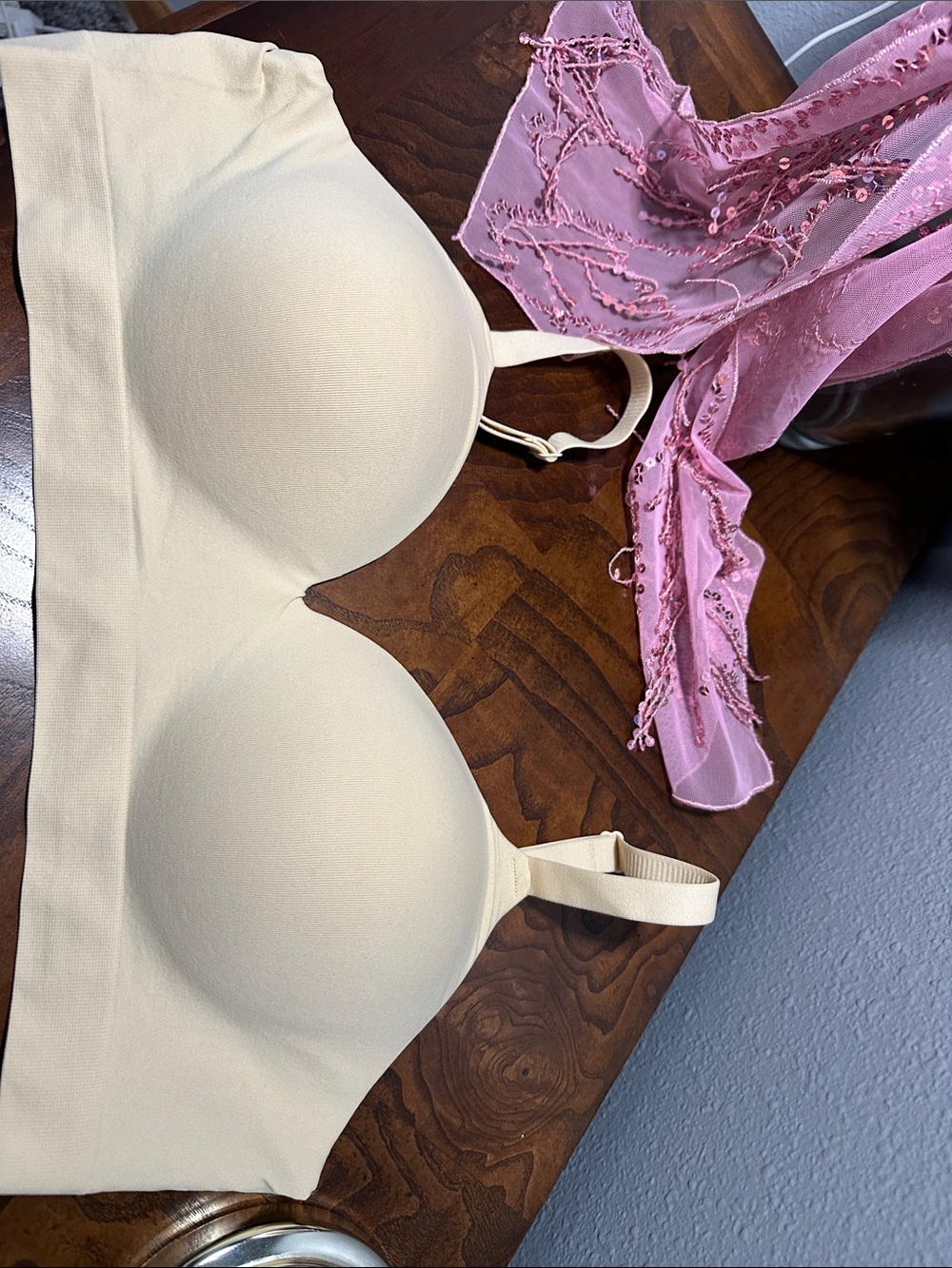 Everyday Smooth Nude Strapless T-Shirt Bra - Light Cream